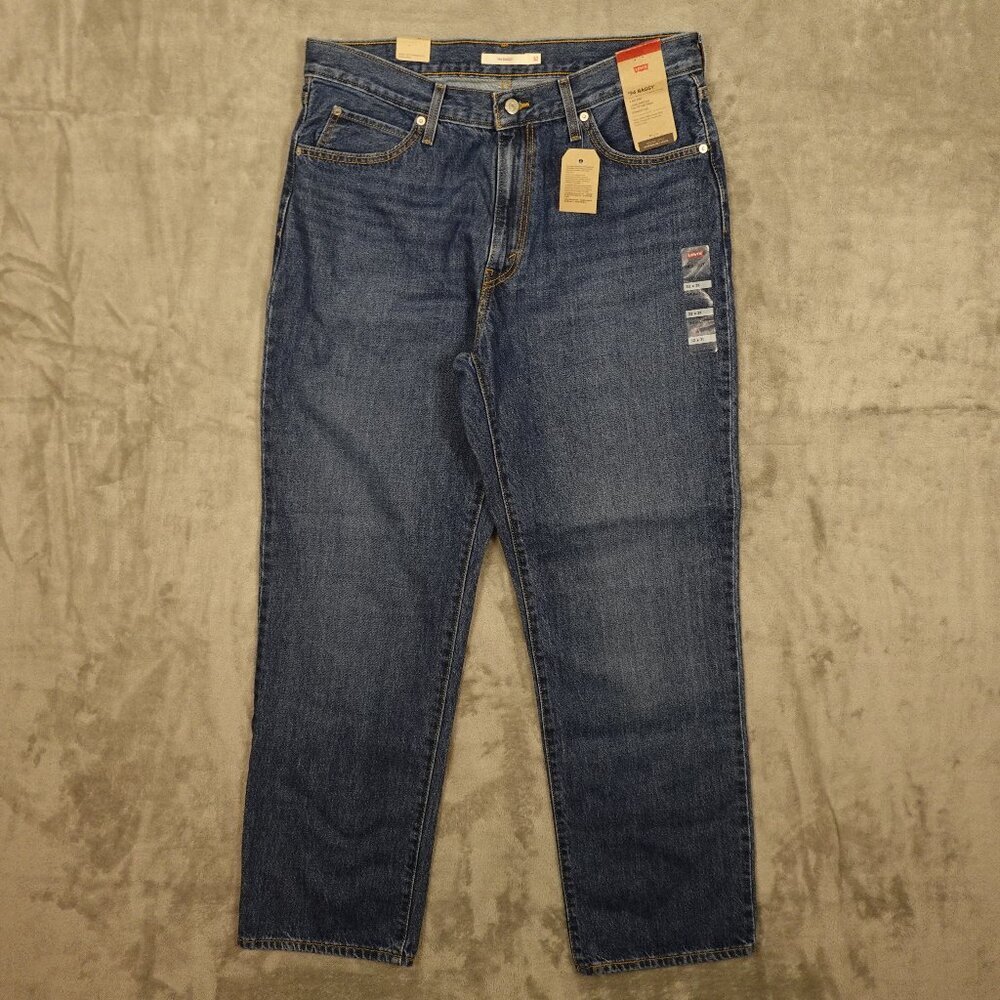 NWT‎ Levi's jeans 94' Baggy women's 32 blue denim straight leg